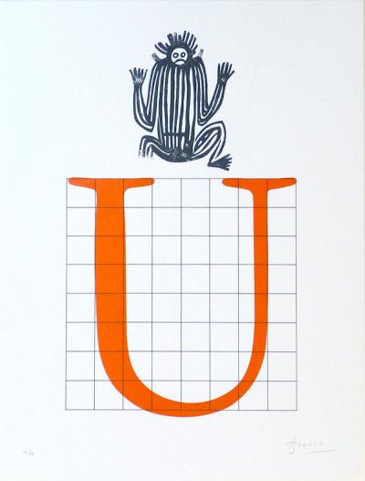 Joan BROSSA - Poema visual 17, 1989 - Lithographie signée au crayon 2