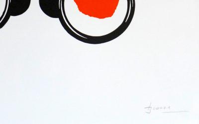 Joan BROSSA - Poema visual 16, 1989 - Lithographie signée au crayon 2
