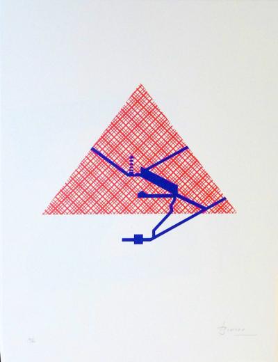 Joan BROSSA - Poema visual 25, 1989 - Lithographie signée au crayon 2