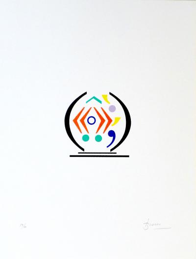 Joan BROSSA - Signe 12 - Lithographie signée au crayon 2