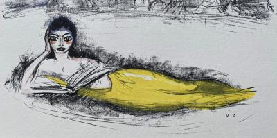 Kees VAN DONGEN - Sirène de Paris, 1962 - Lithographie originale 2