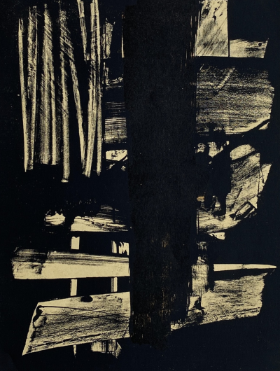 Pierre SOULAGES - Lithographie n°9, 1959 - Lithographie originale 2