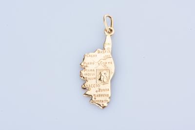 Pendentif Corse en or jaune 18 carats 2