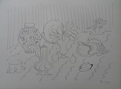 Henri MATISSE (d’après) : Nature morte aux fleurs, 1943 - Lithographie signée 2