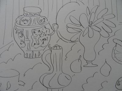 Henri MATISSE (d’après) : Nature morte aux fleurs, 1943 - Lithographie signée 2