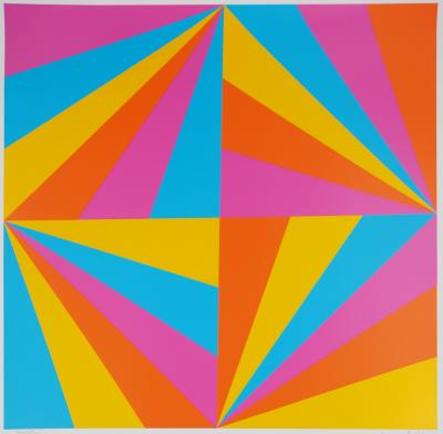 Max BILL - Composition géométrique, 1990 - Sérigraphie signée 2