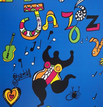 Niki de SAINT PHALLE : Dancing nana - Affiche signée 2