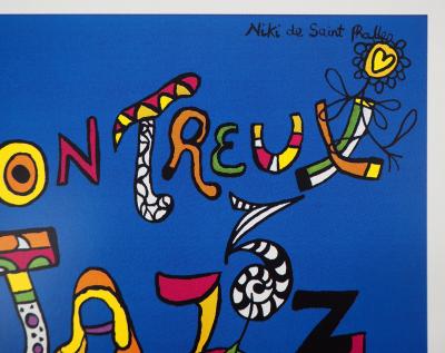 Niki de SAINT PHALLE : Dancing nana - Affiche signée 2