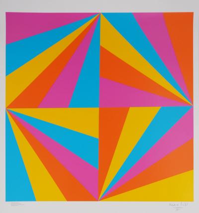 Max BILL - Composition géométrique, 1990 - Sérigraphie signée 2