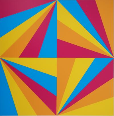 Max BILL - Composition géométrique, 1990 - Sérigraphie signée 2