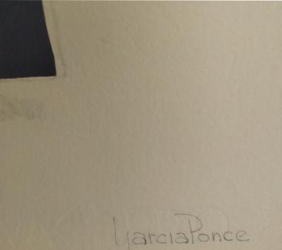 Fernando GARCIA PONCE - Composition 10, 1978 - Lithographie signée au crayon 2