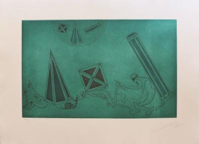 Joan PONC - Équivalents, 1973 - Lithographie signée au crayon 2