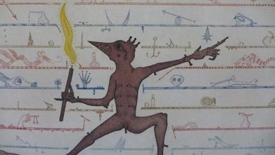 Joan PONC - Dimoni pompeia, 1973 - Gravure signée au crayon 2