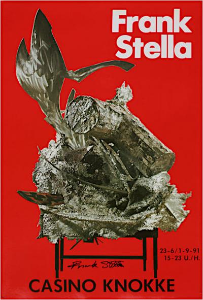 Frank STELLA - Casino Knokke, 1991 - Affiche signée 2