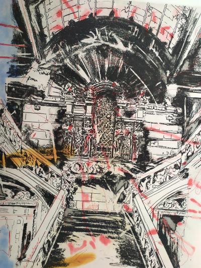 Jorge TACLA - Tu casa es mi casa, 2002 - Gravure signée au crayon 2