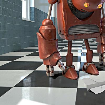 Mr Strange - L’avion en papier, 2019 - Sérigraphie signée au crayon 2