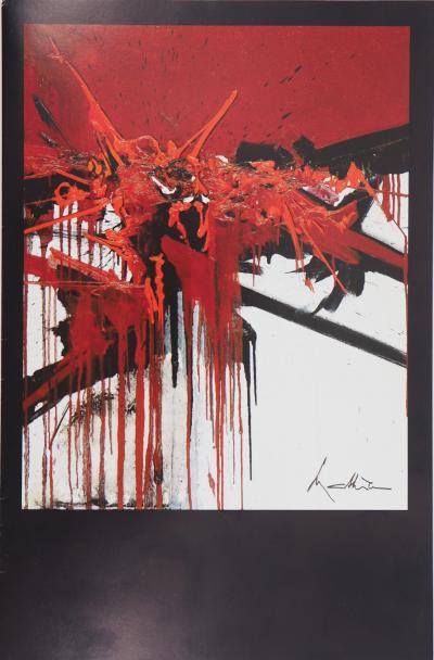 Georges MATHIEU : Lettre manuscrite, 1990 2
