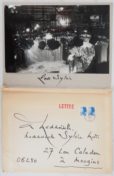 Georges MATHIEU : Lettre manuscrite, 1990 2