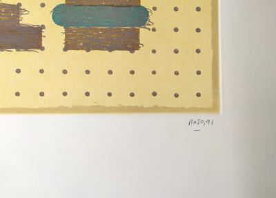 Vicente ROJO - Codice 1, 1991 - Eau-forte, aquatinte et gaufrage 2