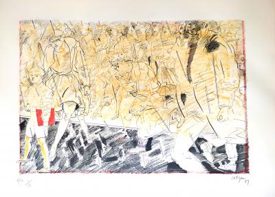 Francesc ARTIGAU - Sans titre, 1989 - Lithographie signée au crayon 2