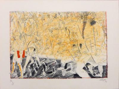 Francesc ARTIGAU - Sans titre, 1989 - Lithographie signée au crayon 2