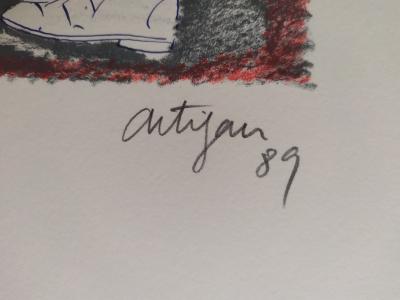 Francesc ARTIGAU - Sans titre, 1989 - Lithographie signée au crayon 2