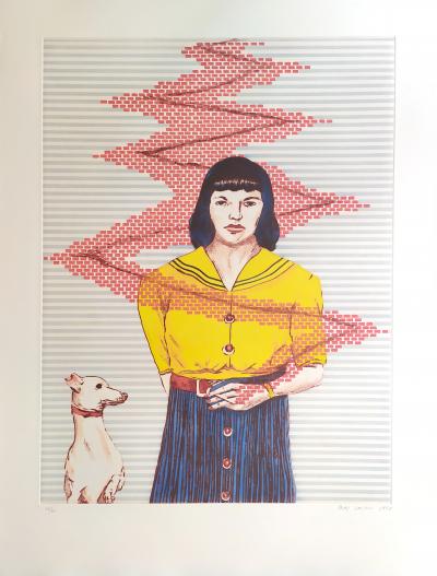 Ray SMITH - Marina Svetsaeva, 1998 - Gravure signée au crayon 2