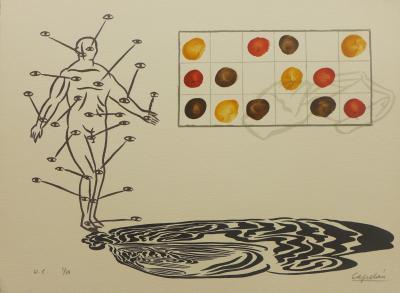 Carlos CAPELAN - Sans titre, 1999 - Lithographie signée au crayon 2