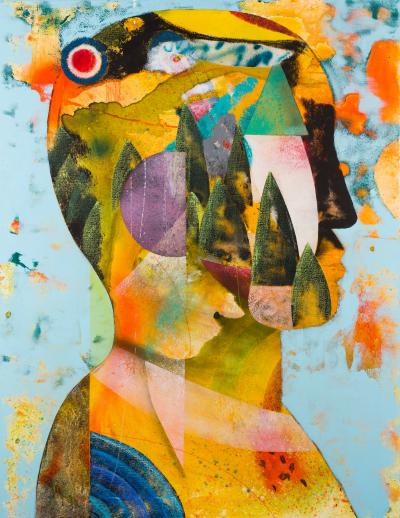 Gilbert PETIT - Menavi #1, 2019 - Technique mixte sur toile 2