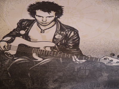 Shepard FAIREY (Obey) - Superman Is Dead - Sid Taking A Sit - Sérigraphie signée au crayon 2