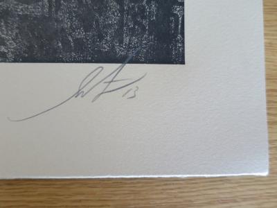 Shepard FAIREY (Obey) - Superman Is Dead - Sid Taking A Sit - Sérigraphie signée au crayon 2