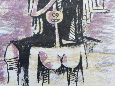 Wilfredo LAM - Composition, 1974 - Lithographie originale 2