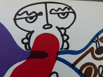 Charles LAPICQUE - Personnage surréaliste, 1974 - Lithographie originale 2