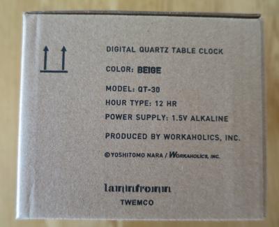 Yoshitomo NARA (d’après)  - Flip Clock  Walk on (Beige) - Horloge 2
