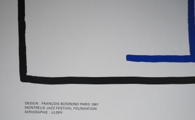 Francois BOISROND - Hommage au Jazz, 1987 - Sérigraphie originale signée 2
