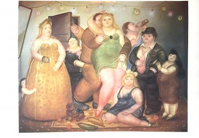 Fernando BOTERO - Nuit - Lithographie 2