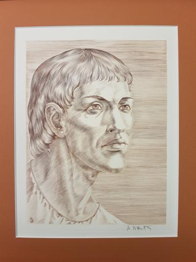 Marc DAUTRY - Tristan et Iseut IV, 1981  - Gravure signée au crayon 2