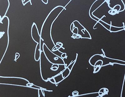 Antonio SAURA - Abierta 5 - Lithographie signée au crayon 2