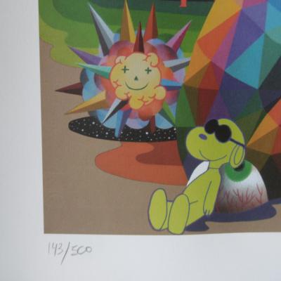 Okuda - Quarantine Dreams, 2020 - Sérigraphie signée au crayon 2