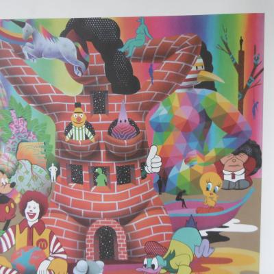 Okuda - Quarantine Dreams, 2020 - Sérigraphie signée au crayon 2