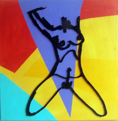 CARYE - Girl, 2020 - Acrylique sur toile 2