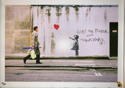Steve LAZARIDES - Banksy Captured / Girl With Balloon, 2020 -  Impression 2