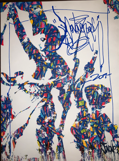 JonOne -  Liberté, Egalité, Fraternité, 2019 - Sérigraphie signée au feutre 2