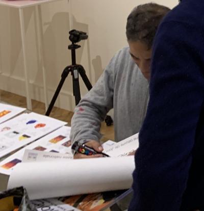 JonOne -  Liberté, Egalité, Fraternité, 2019 - Sérigraphie signée au feutre 2
