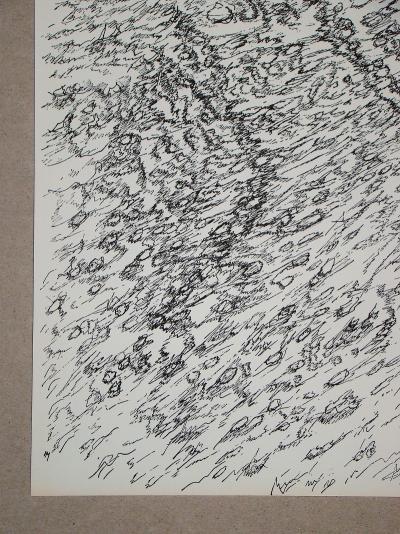 Henri MICHAUX (d’après) - Dessin,1955 - Lithographie 2