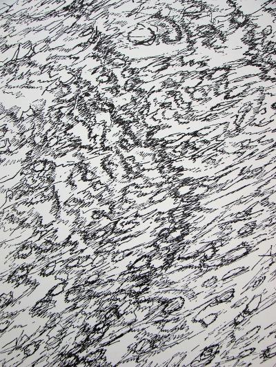 Henri MICHAUX (d’après) - Dessin,1955 - Lithographie 2