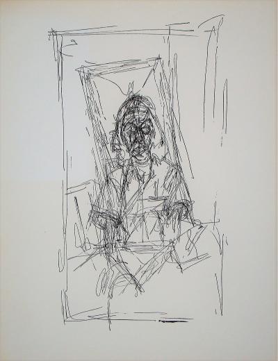 Alberto GIACOMETTI (d’après) - Sans titre, 1954 - Lithographie 2