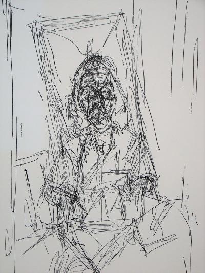 Alberto GIACOMETTI (d’après) - Sans titre, 1954 - Lithographie 2