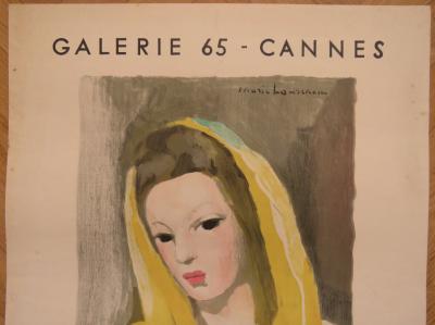 Marie LAURENCIN - Exposition La Croisette , 1962 - Affiche lithographique originale 2