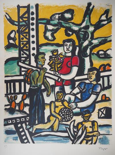 Fernand LEGER : Les constructeurs - Lithographie signée 2